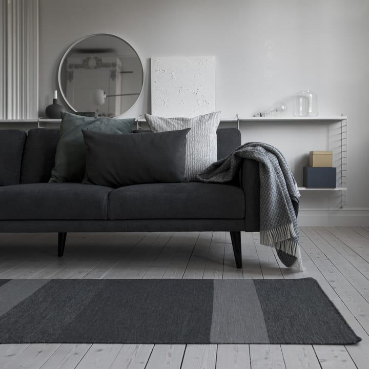 Dywan wełniany Granite ciemnoszary, 80x240 cm Scandi Living