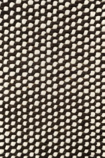 Dywan wełniany Hill - Biały-brązowy, 200x300 cm - Scandi Living