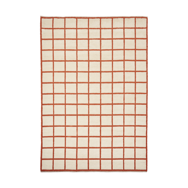 Dywan wełniany Pasture naturalna biel/rdza - 170x240 cm - Scandi Living