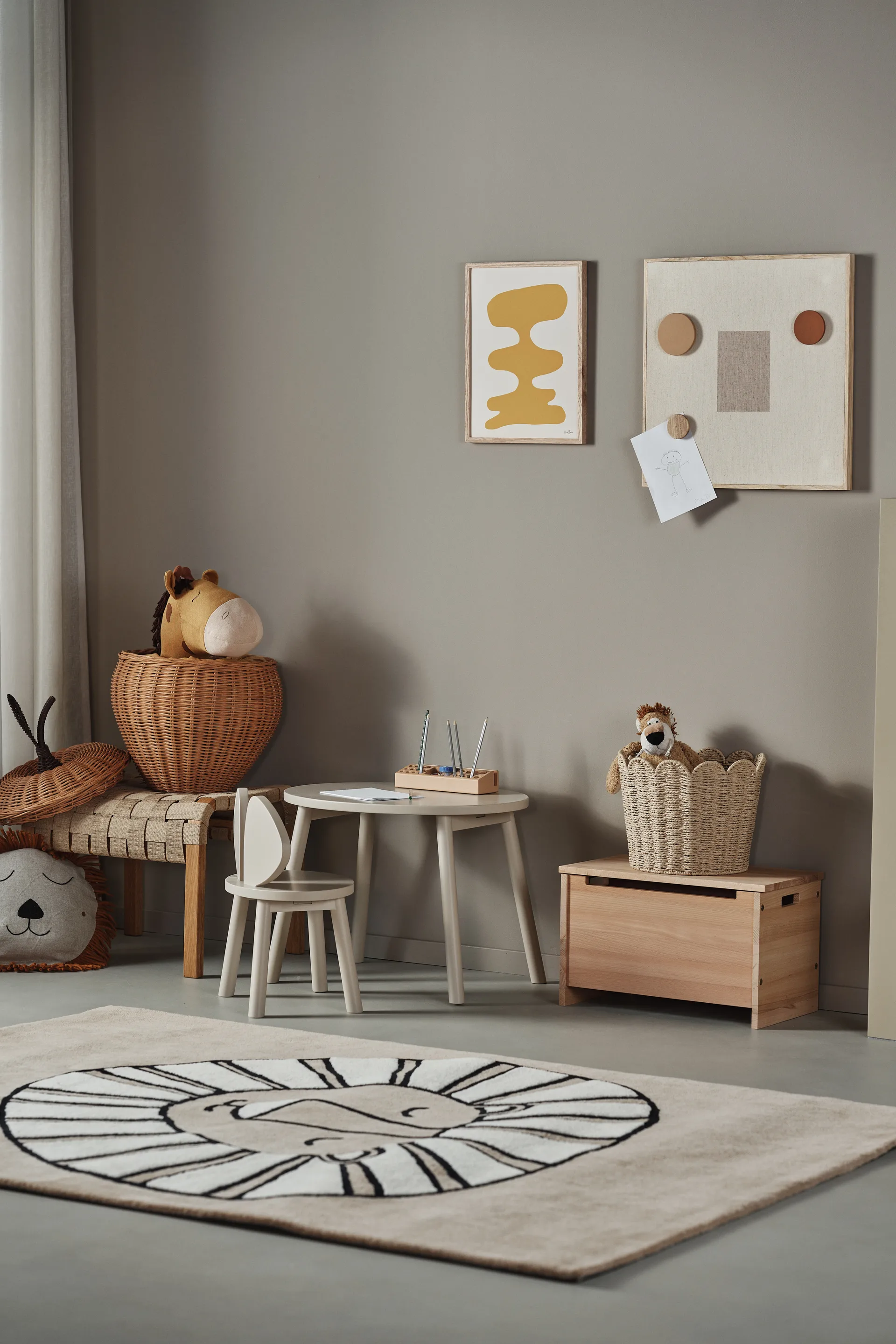 Dywan wełniany Roar 170x240 cm, Sand Scandi Living