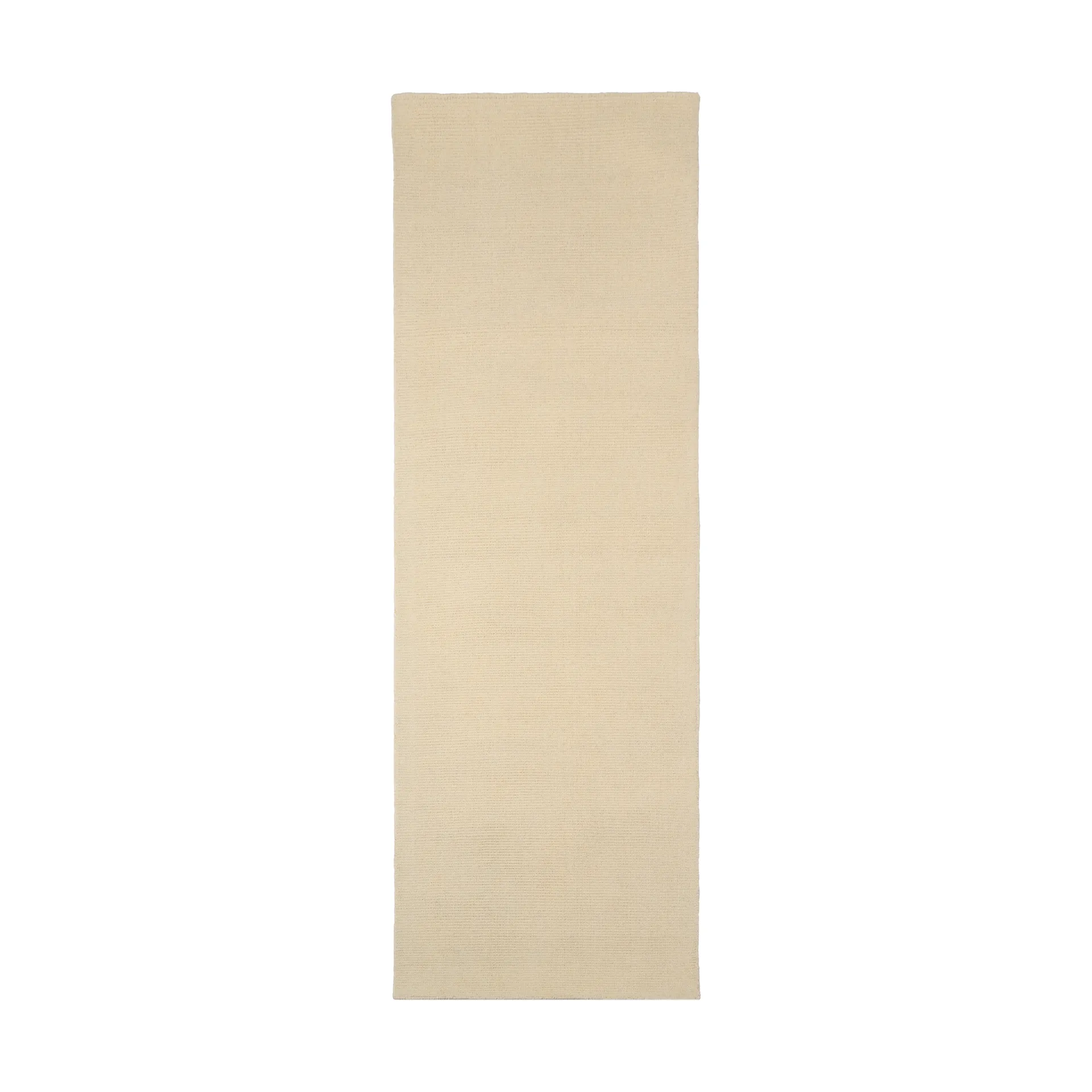 Dywan wełniany Terrain naturalna biel, 80x240 cm Scandi Living