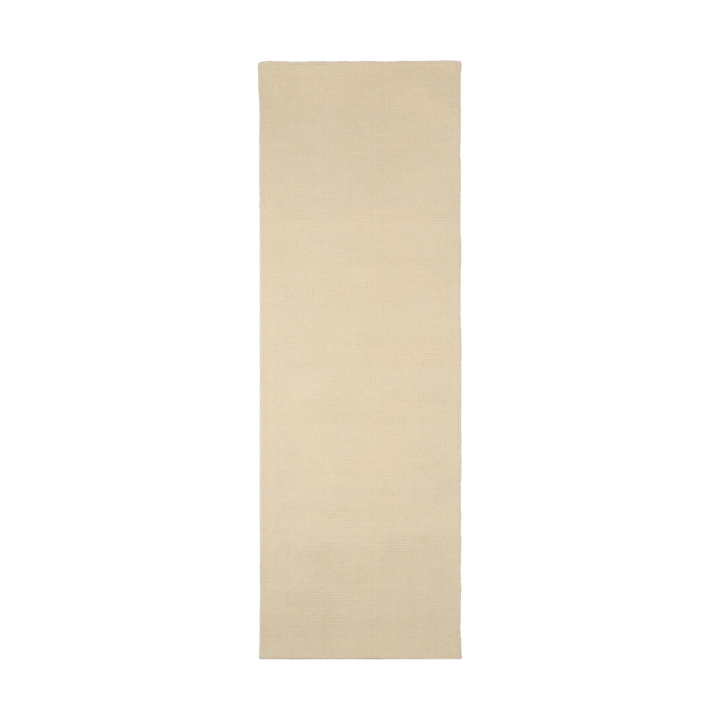 Dywan wełniany Terrain naturalna biel - 80x240 cm - Scandi Living