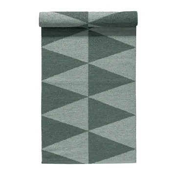 Dywan z tworzywa sztucznego Rime zielony - 70x150cm - Scandi Living