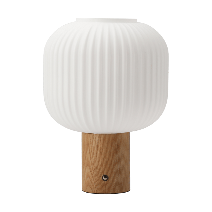 Fair przenośna lampa stołowa - Matowe szkło-jesion  - Scandi Living