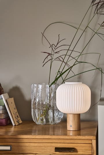 Fair przenośna lampa stołowa - Matowe szkło-jesion  - Scandi Living