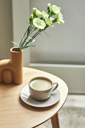 Filiżanka ze spodkiem Freckle 260 ml. - Beżowa  - Scandi Living