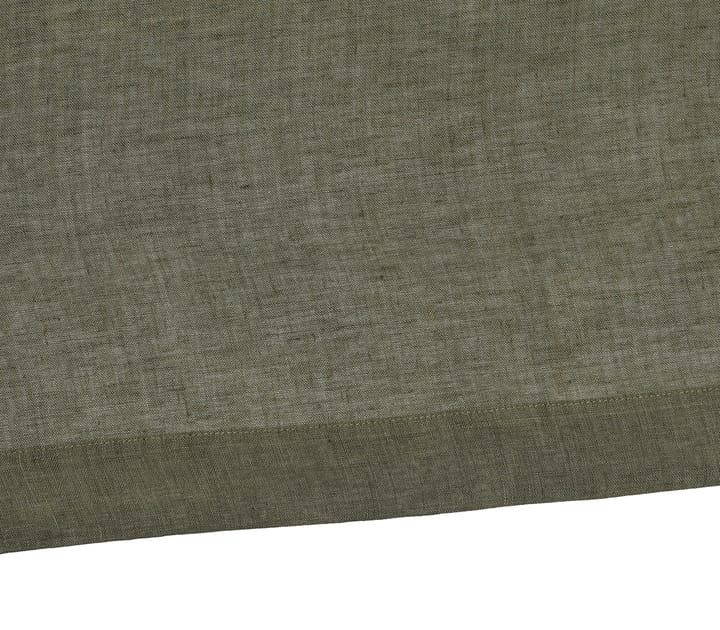 Firanka szeroka Serenity 129x250 cm, Forest green Scandi Living
