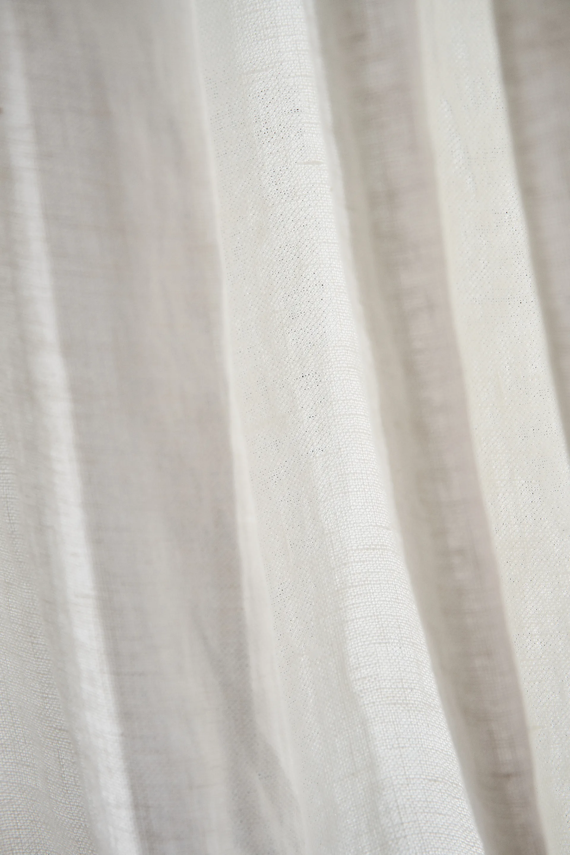 Firanka szeroka Tranquility 139x250 cm, Biały Scandi Living