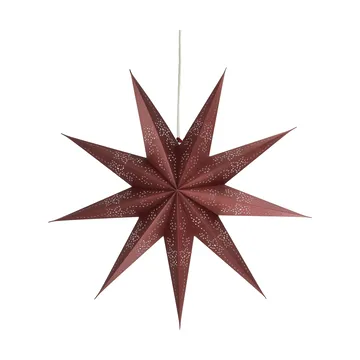 Folk gwiazda adwentowa - Burgundy, Ø45 cm - Scandi Living