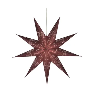Folk gwiazda adwentowa - Burgundy, Ø45 cm - Scandi Living