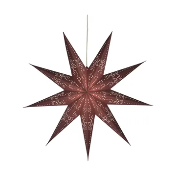 Folk gwiazda adwentowa - Burgundy, Ø60 cm - Scandi Living