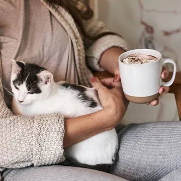 Fossil kubek 350 ml - Biały - Scandi Living