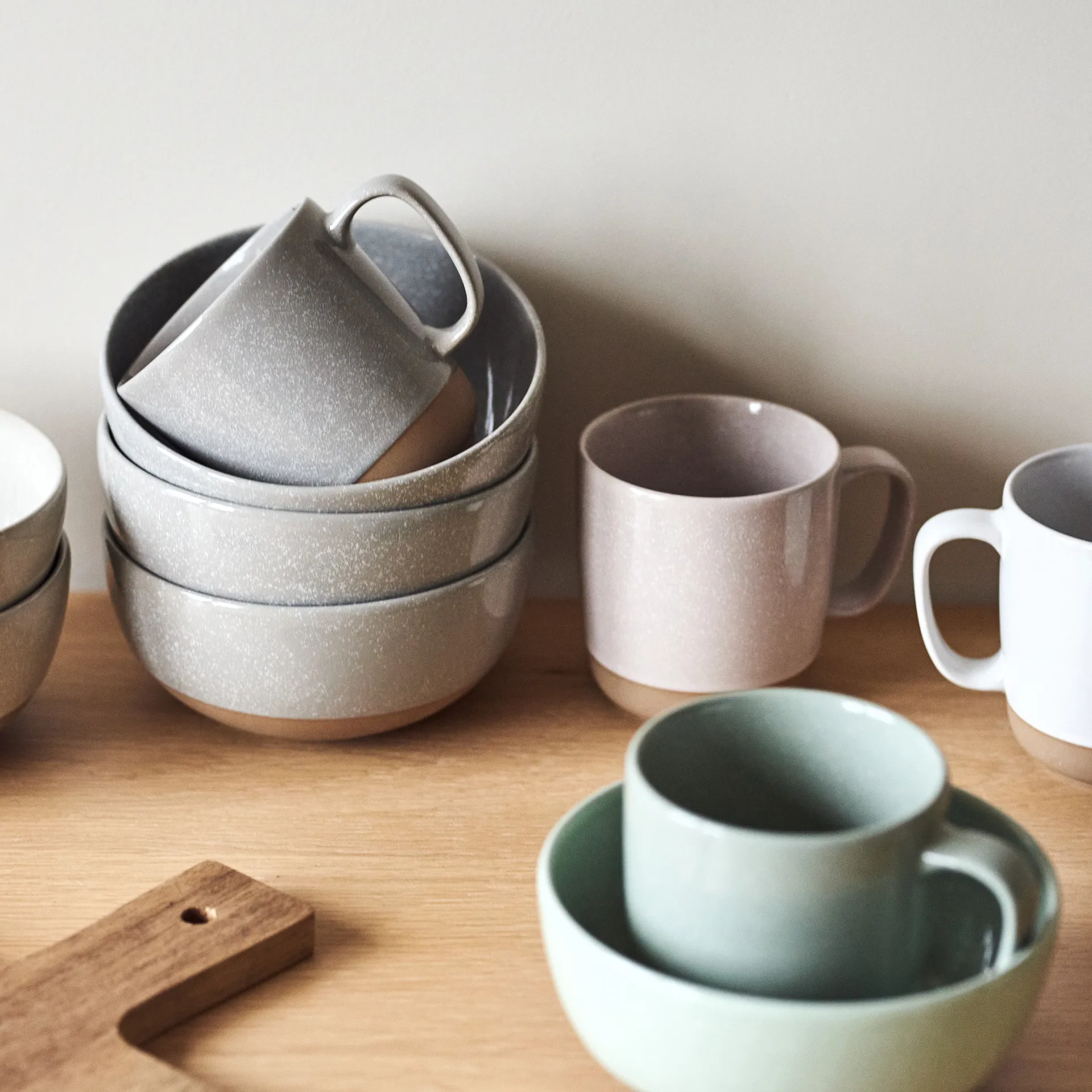 Fossil kubek 350 ml, Biały Scandi Living