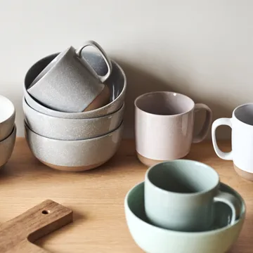 Fossil kubek 350 ml - Biały - Scandi Living