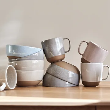 Fossil miska 600 ml - Szara - Scandi Living