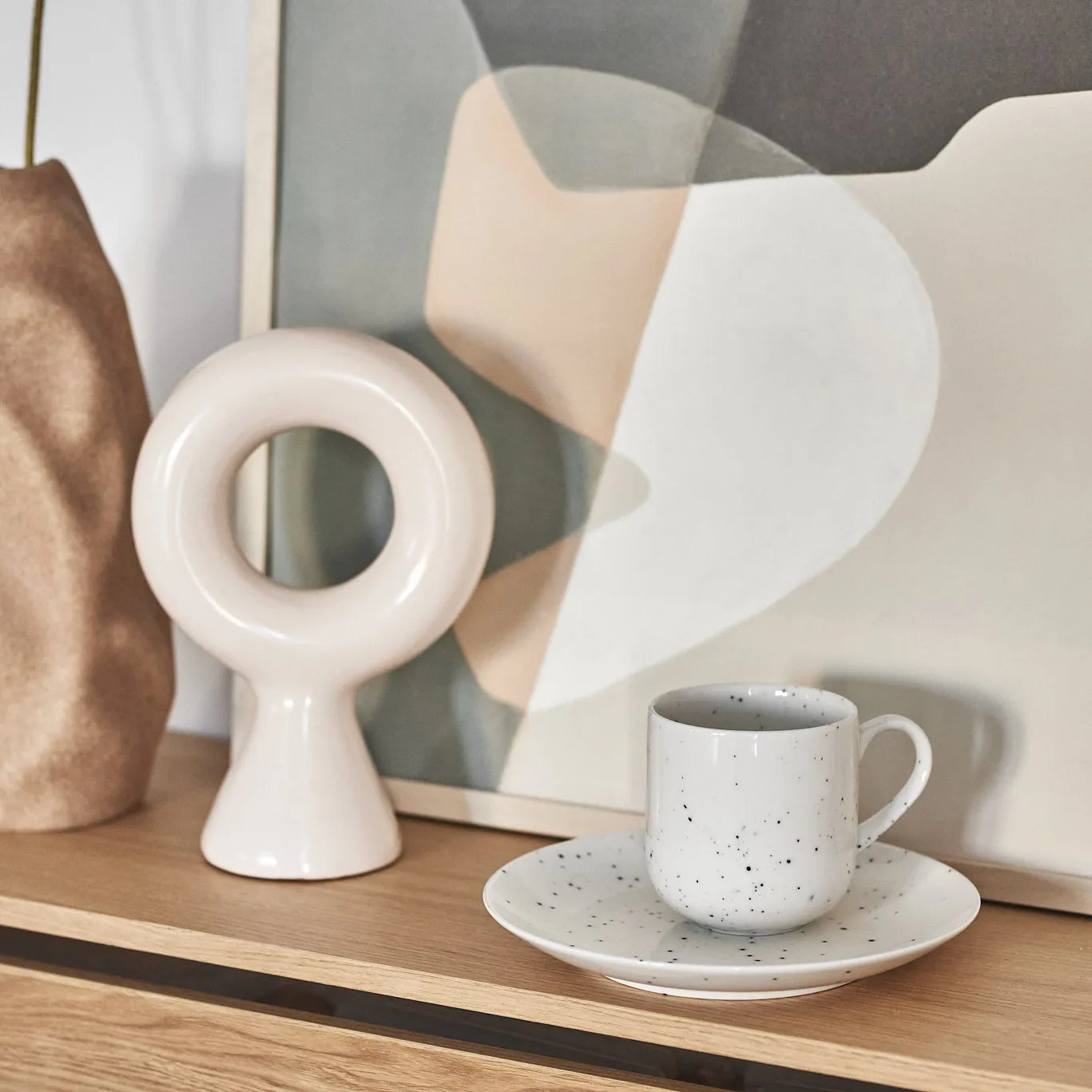 Freckle kubek 380 ml, Biały Scandi Living