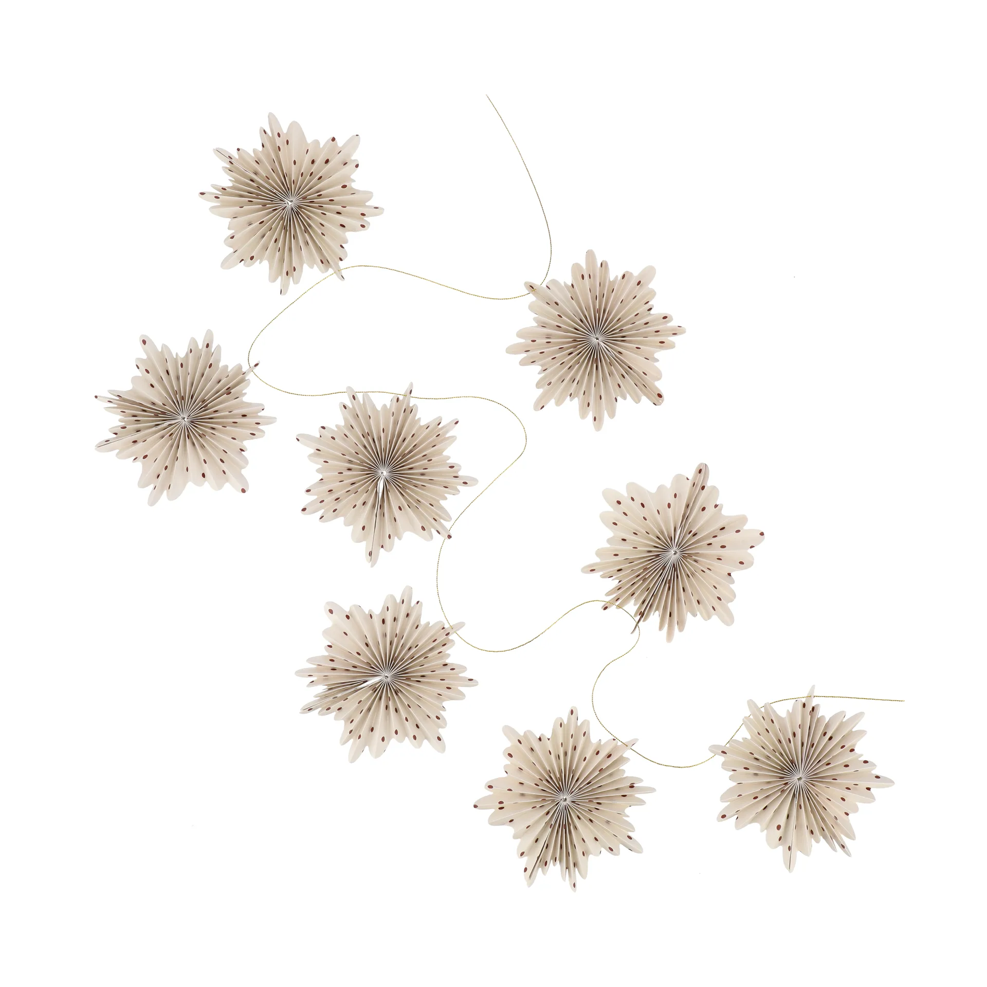 Girlanda Festive 3 m, Czerwony w kropki Scandi Living