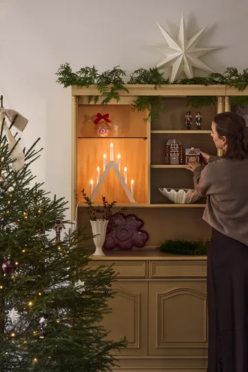 Gwiazda adwentowa Bare, biała - 45 cm - Scandi Living