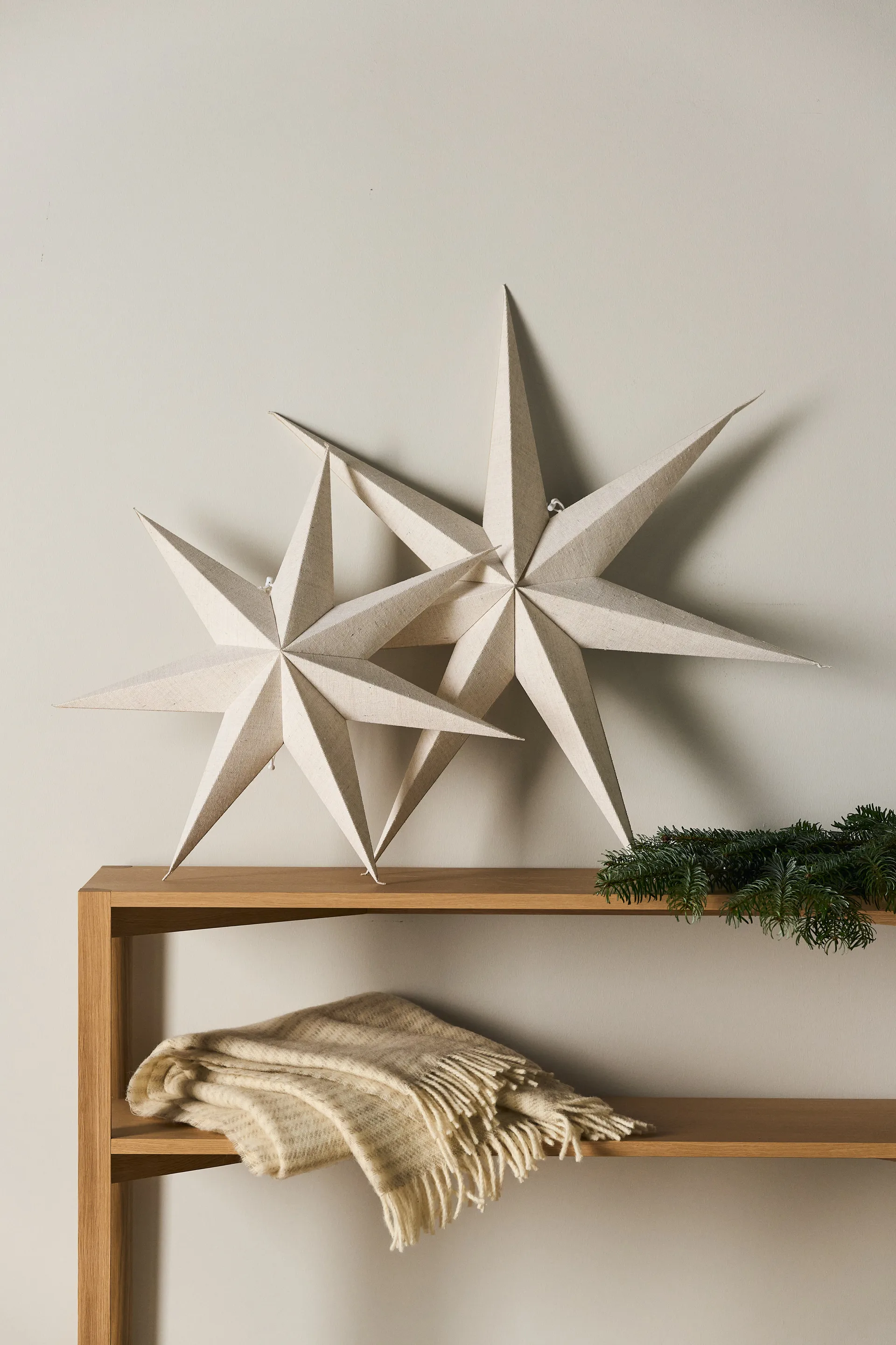 Gwiazda adwentowa Bare, biała, 60 cm Scandi Living