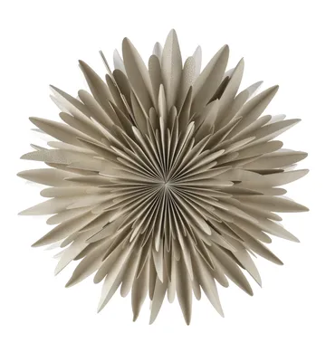 Gwiazda adwentowa Luna, beżowa w kropki - 60 cm - Scandi Living