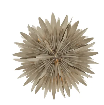 Gwiazda adwentowa Luna, beżowa w kropki - 60 cm - Scandi Living