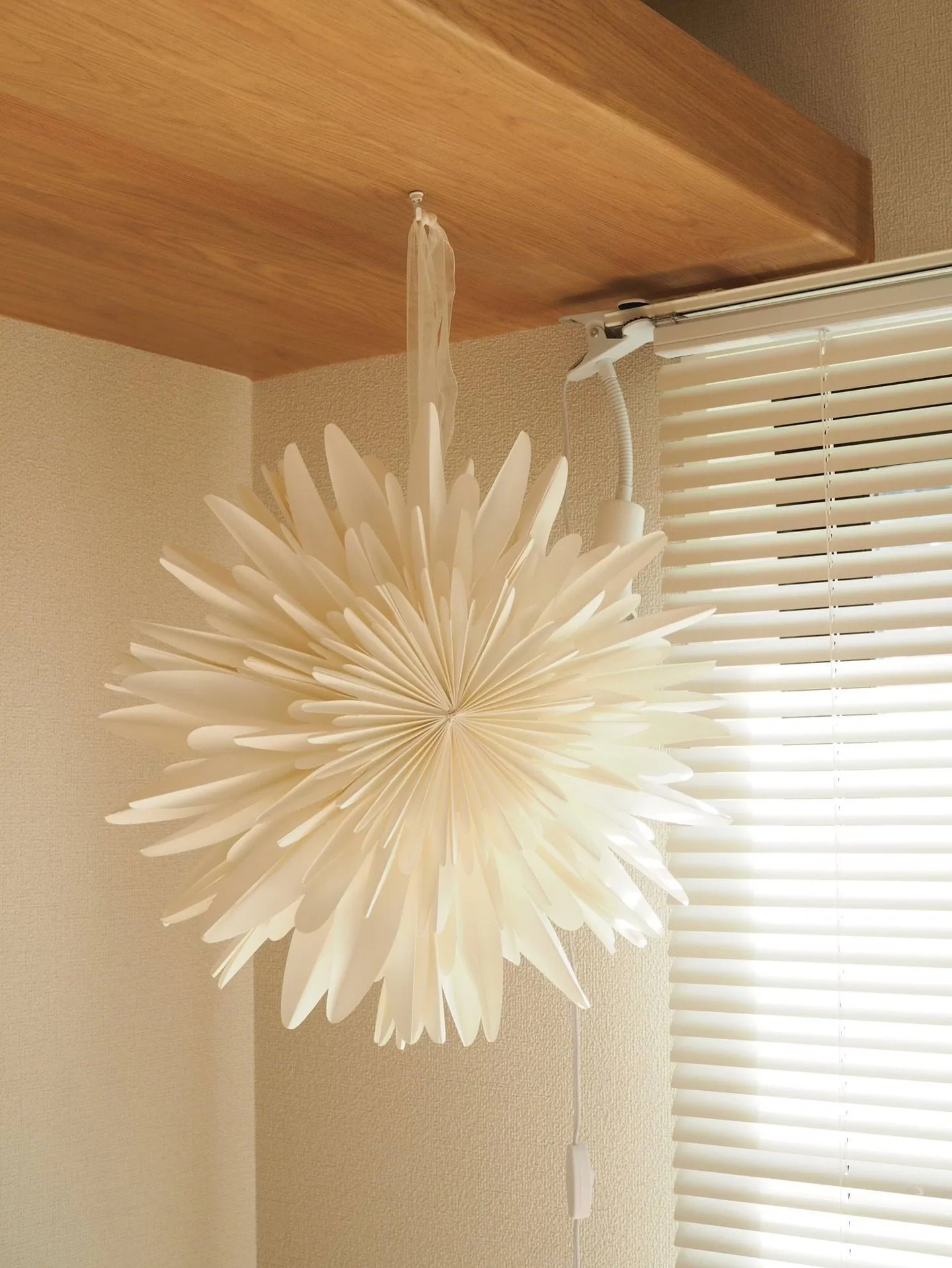 Gwiazda adwentowa Luna, biała, 45 cm Scandi Living