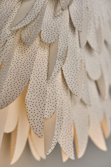 Gwiazda adwentowa Luna, biała w kropki - 60 cm - Scandi Living