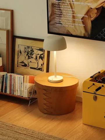 Halo lampa stołowa 45,5 cm - Beige - Scandi Living