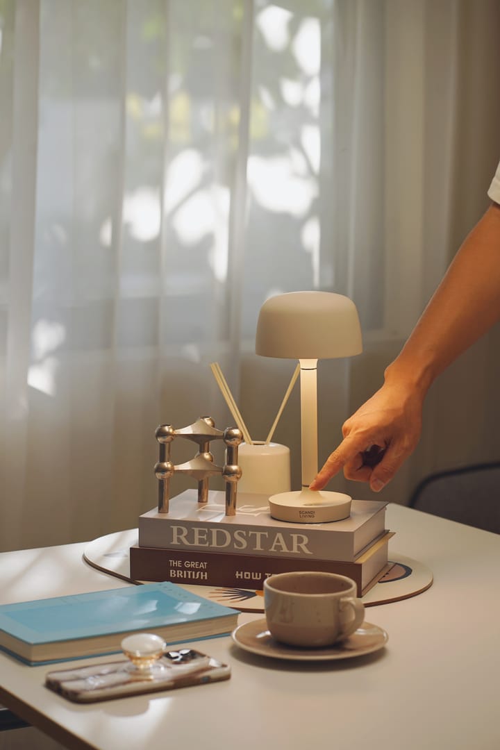 Halo przenośna lampa stołowa 25,5 cm, Beige Scandi Living