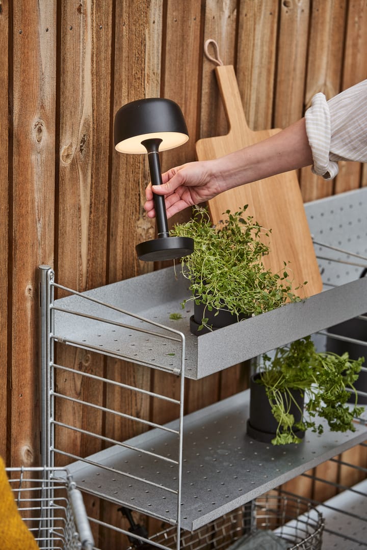 Halo przenośna lampa stołowa 25,5 cm, Black Scandi Living