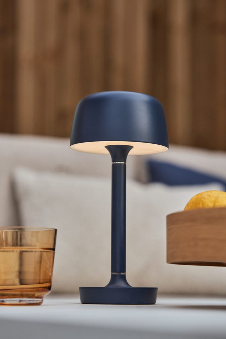 Halo przenośna lampa stołowa 25,5 cm - Blue - Scandi Living