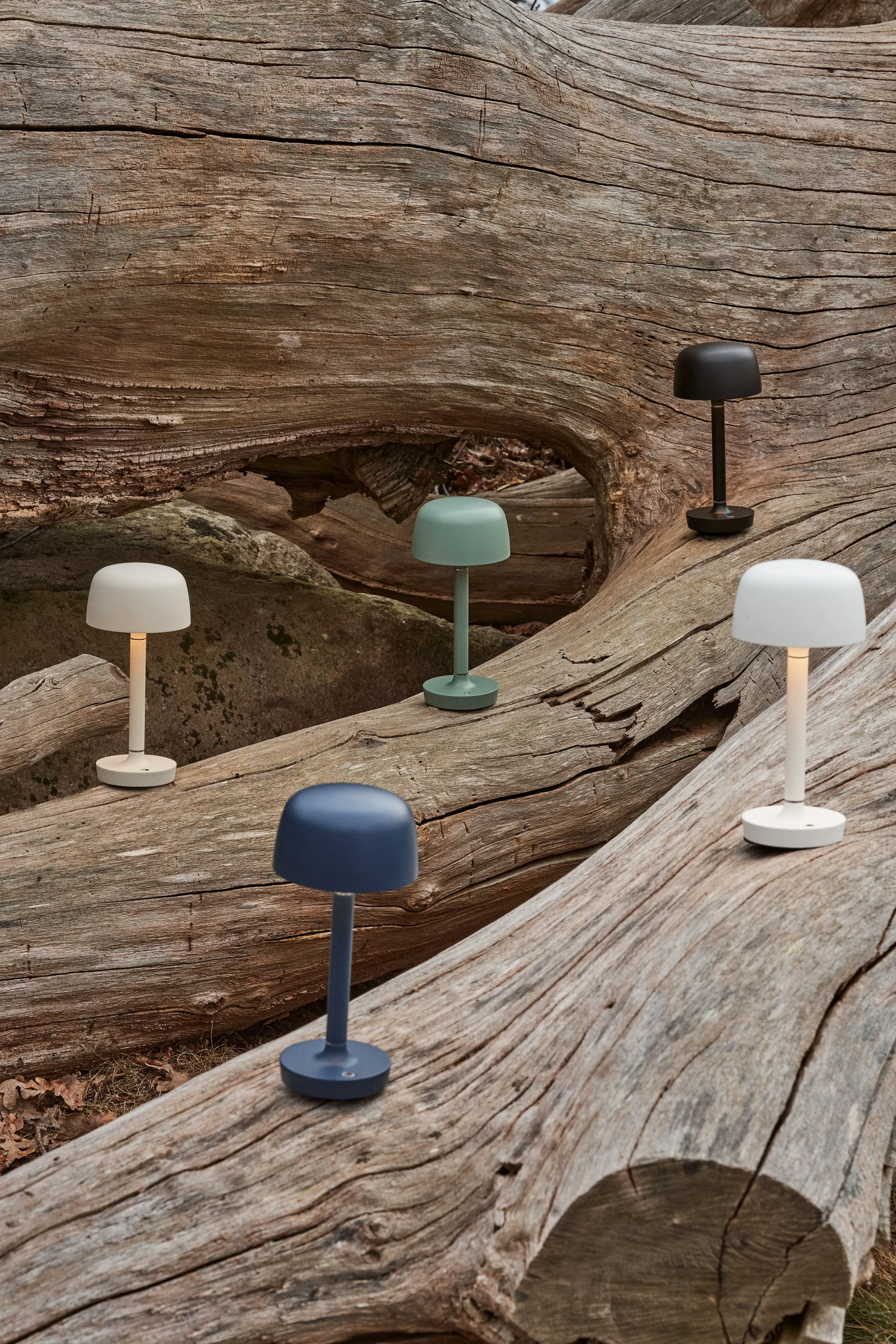 Halo przenośna lampa stołowa 25,5 cm, Green Scandi Living