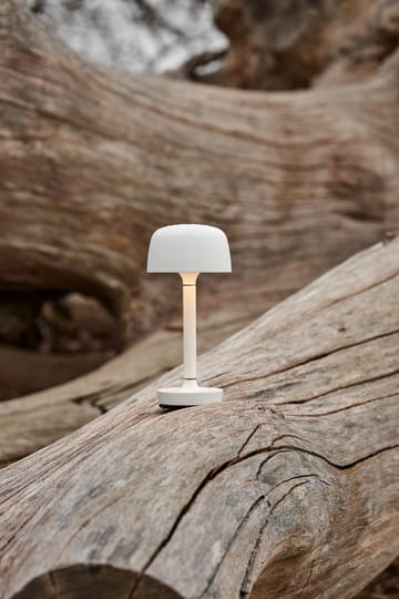 Halo przenośna lampa stołowa 25,5 cm - White - Scandi Living