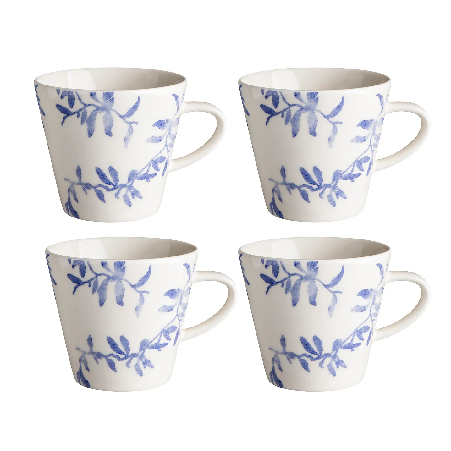 Havspil kubek 300 ml, zestaw 4 sztuk, niebiesko-biały Scandi Living