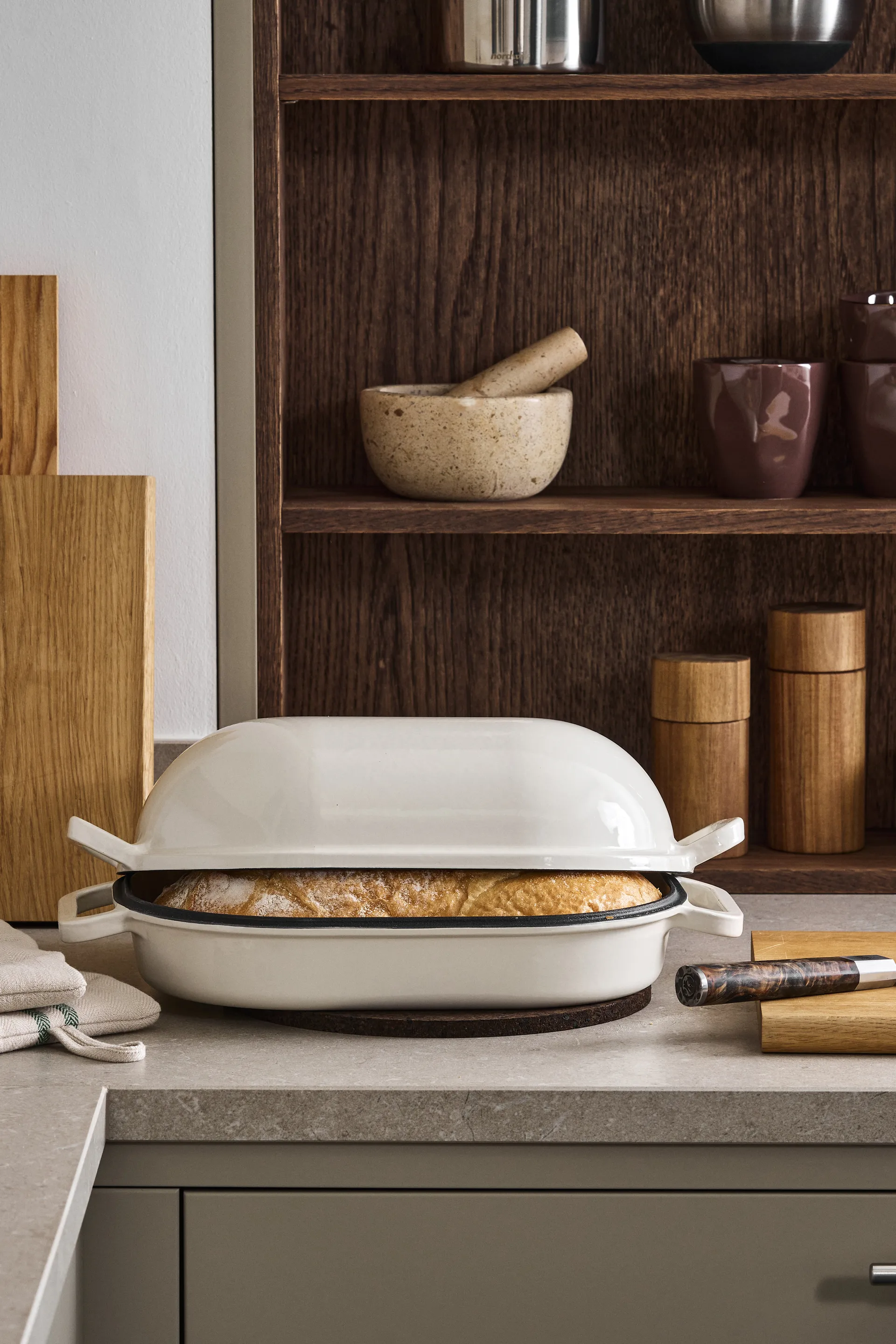 Hollow młynek do soli 13 cm, Akacja Scandi Living