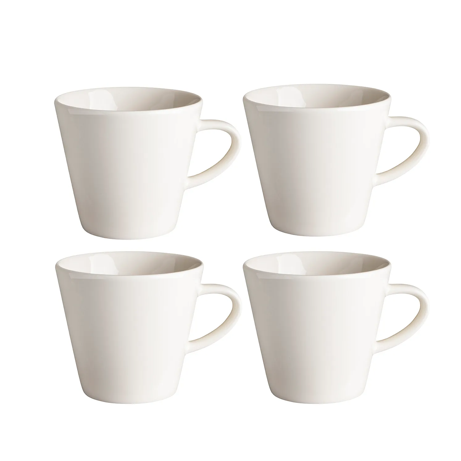 Kalk kubek 300 ml, 4‑pak, biały Scandi Living