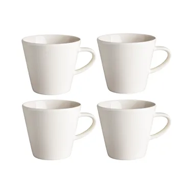 Kalk kubek 300 ml, 4‑pak - biały - Scandi Living