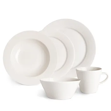 Kalk kubek 300 ml, 4‑pak - biały - Scandi Living