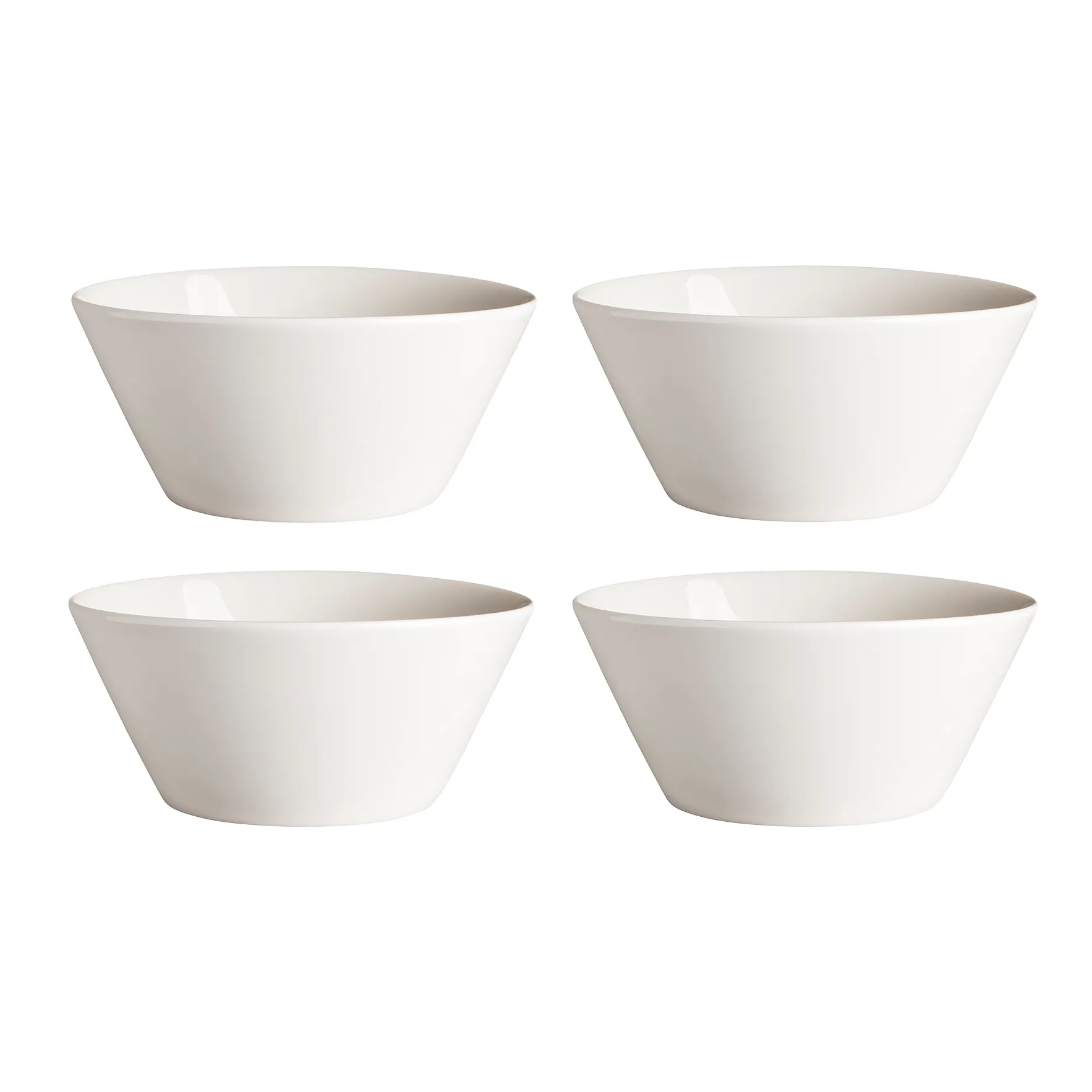 Kalk miska śniadaniowa 600 ml, 4‑pak, biały Scandi Living