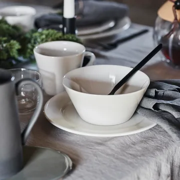 Kalk miska śniadaniowa 600 ml, 4‑pak - biały - Scandi Living