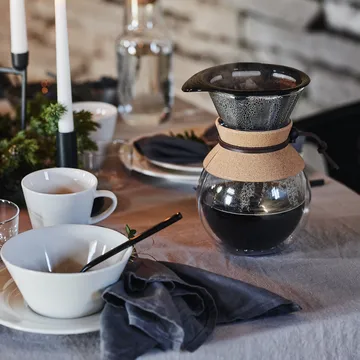 Kalk miska śniadaniowa 600 ml, 4‑pak - biały - Scandi Living