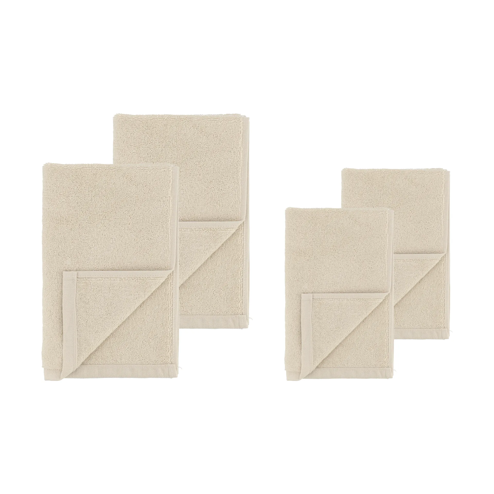 Komplet ręczników Drift 4 częściowy - Biały,  Scandi Living