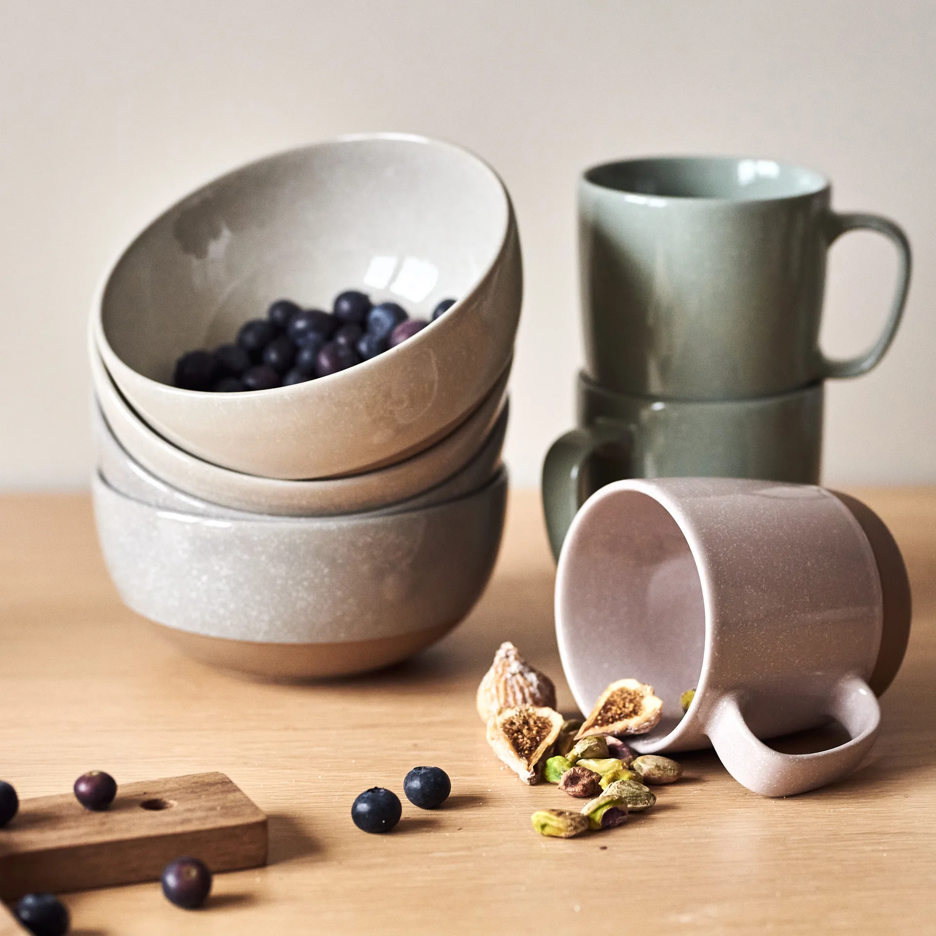 Kubek Fossil 35 cl, Różowy Scandi Living