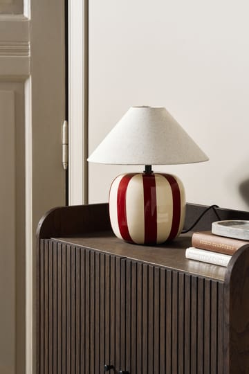 Lampa stołowa Alvar 31 cm - Rdzawoczerwona - Scandi Living