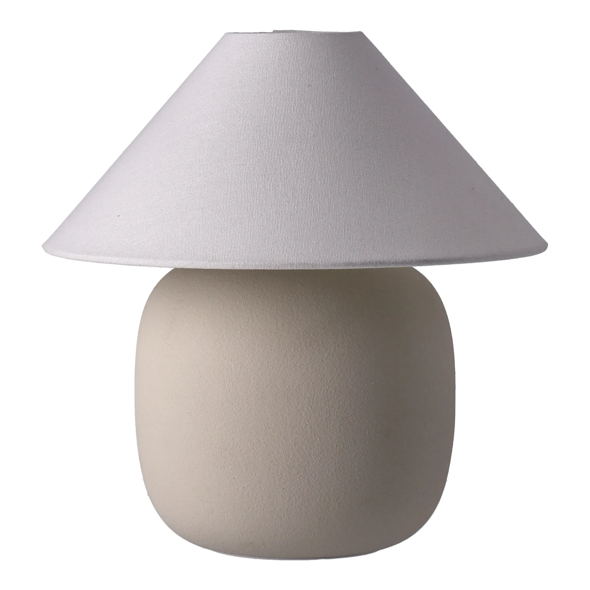 Lampa stołowa Boulder 29 cm beige-white Scandi Living
