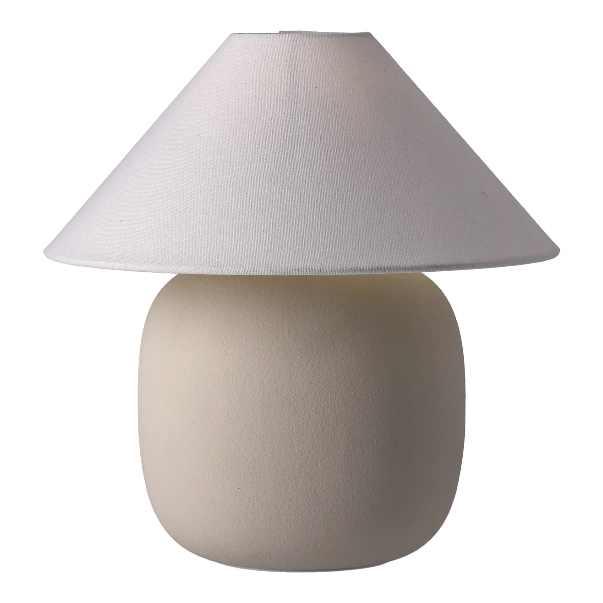 Lampa stołowa Boulder 29 cm beige-white Scandi Living