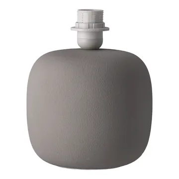 Lampa stołowa Boulder 29 cm grey-pleated white - Scandi Living