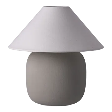Lampa stołowa Boulder 29 cm grey-white - Scandi Living