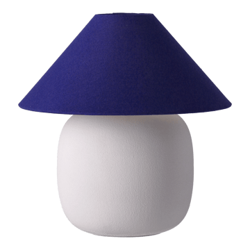 Lampa stołowa Boulder 29 cm white-cobolt - undefined - Scandi Living