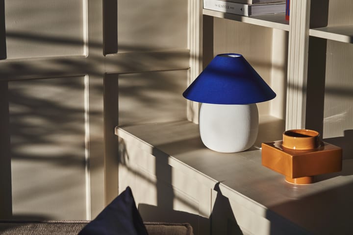 Lampa stołowa Boulder 29 cm white-cobolt Scandi Living
